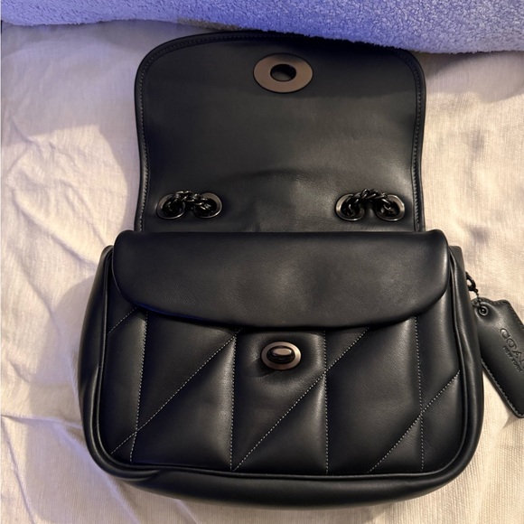 Black Coach Madison Pillow Bag - Picture 2 of 8